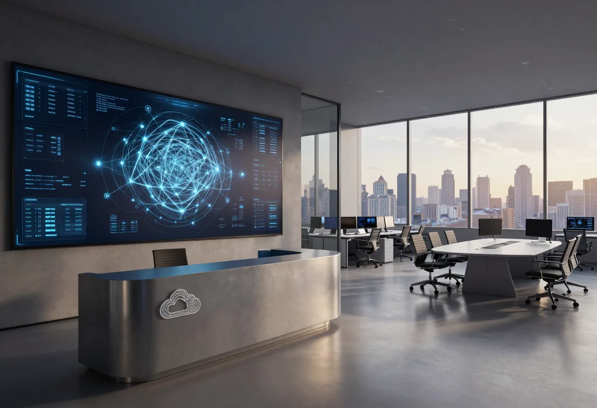 Cybersecurity facility with cloud communication technology, secure enterprise messaging guide.
